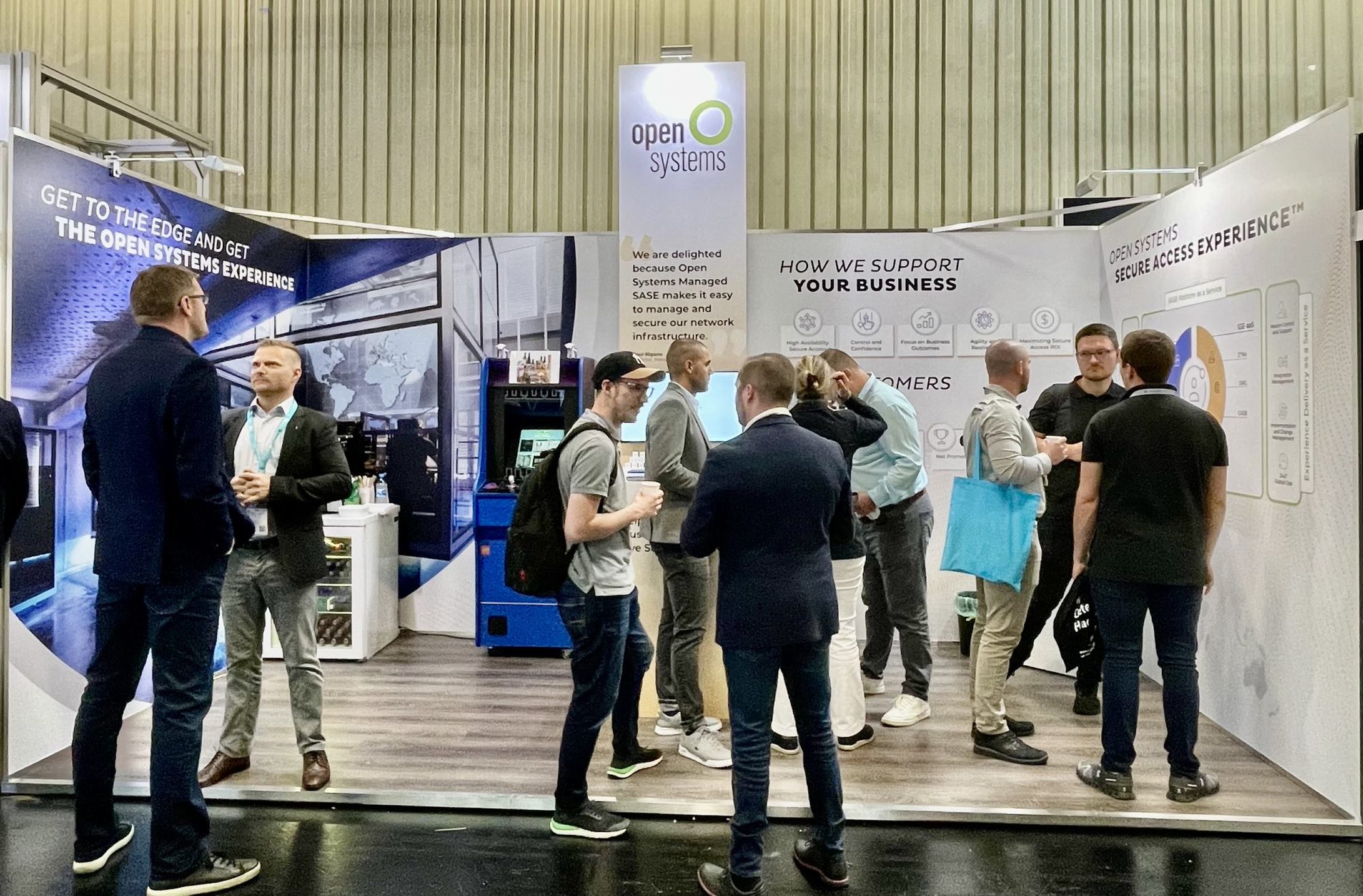 Der Open-Systems-Stand auf der it-sa 2023 in Nürnberg