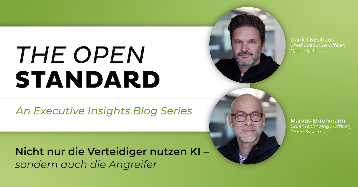 Nicht nur die Verteidiger nutzen KI - sondern auch die Angreifer