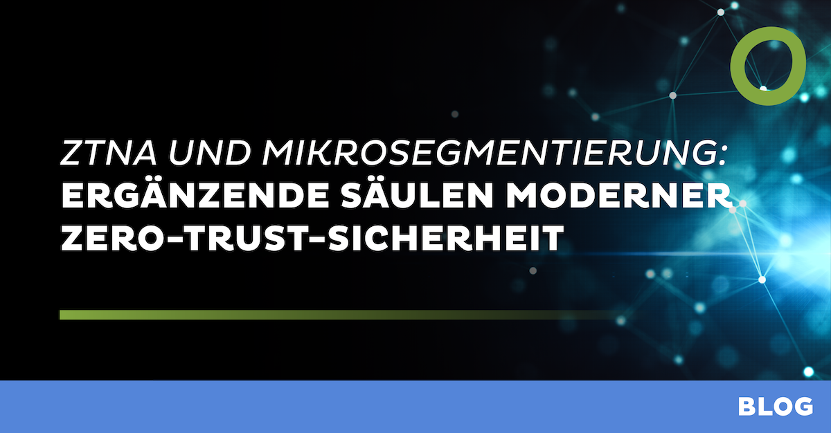 ZTNA und Mikrosegmentierung: Ergänzende Säulen moderner Zero-Trust-Sicherheit